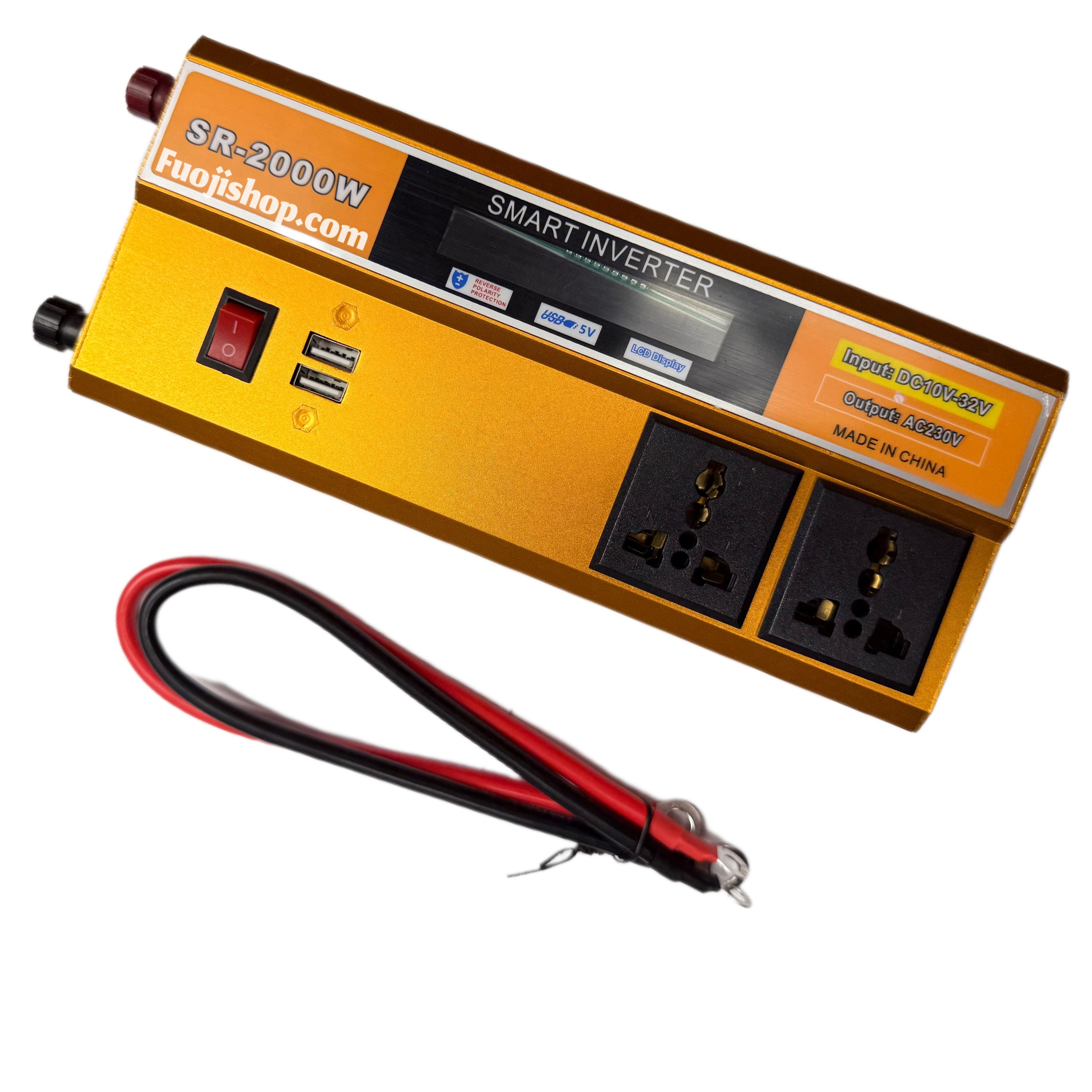 اینورتر شبه سینوسی دو ولتاژ 12 ولت و 24 ولت به 220 ولت SR-2000W
